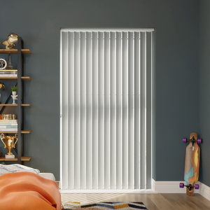 Orion (Blackout), Light Grey - Vertical Blind