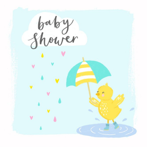 Moonpig Cute Illustrated Baby Chick Baby Shower Card