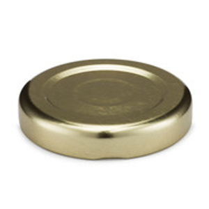 43 mm Gold Metal Lug Caps w/ Safety Button (Plastisol Liner) - X43-SBL