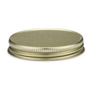63-400 Gold Metal Threaded Caps (Plastisol Liner) - X63-400GM
