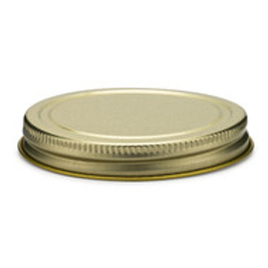 70-400 Gold Metal Threaded Caps (Plastisol Liner) - X70-400GM