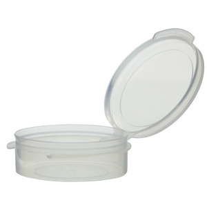 0.33 oz Clear PP Plastic Attached Lid Containers (Clear Attached Cap) - 2924B07CLR