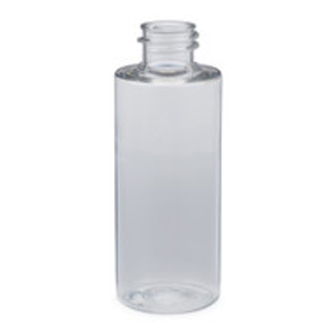 2 oz Clear PET Plastic Cylinder Bottles - 3410B02-B