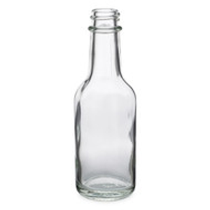 1.6 oz (50 mL) Clear Glass Mini Bottle - 18-400 Neck Finish - Sample, Travel & Favor Bottle (Cap Not Included) - 9020B03-B