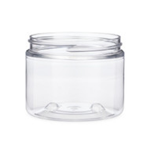6 oz Clear PET Straight Sided Jars (Cap Not Included) - 2852B05-BCLR