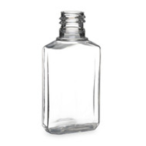 2 oz Clear PET Plastic Oblong Bottles - 299824