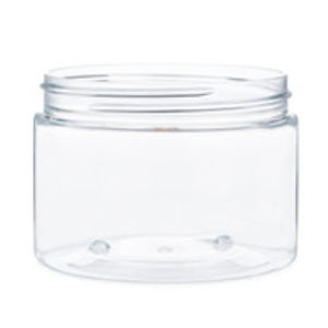 12 oz Clear PET Straight Sided Jars (Cap Not Included) - 2852B11-BCLR