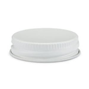 38-400 White Metal Cap (Plastisol Liner) - X38-400PS