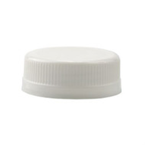 38 mm White HDPE Tamper-Evident Cap - 3801C01WHT