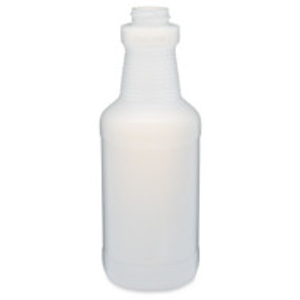 16 oz Natural HDPE Plastic Spray Bottles (Cap Not Included) - 32116-B