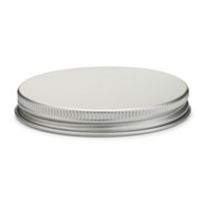 70-400 Silver Brushed Aluminum Screw Top Caps (Foam Liner) - X70-400AL