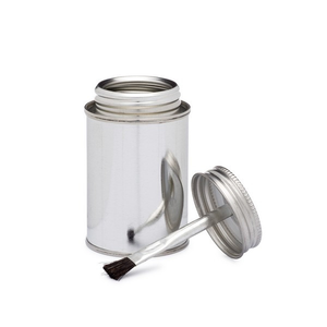 4 oz Steel Flat-Top Cans (Metal Delta Brush Cap) - 1906T07