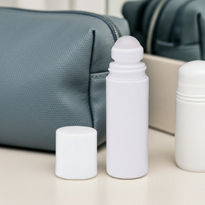 3 oz White HDPE Roll-On Deodorant Bottles - 1123B02