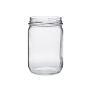12 oz Clear Glass General Purpose Jars (Cap Not Included) - 4404B24-B