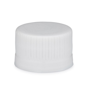 28 mm White PP Plastic Tamper-Evident Screw Top Caps - 4691C01