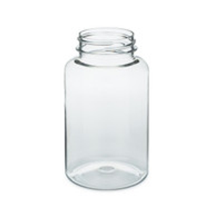 8.5 oz Clear PET Plastic Wide Mouth Packer Bottles (Cap Not Included) - 3369B07-BCLR