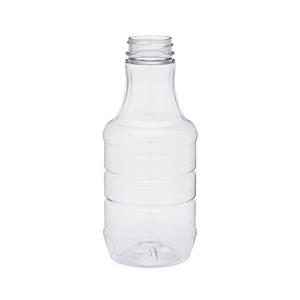 18 oz Clear PET Plastic Decanters (Cap Not Included) - 34918-B