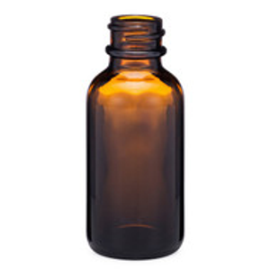 1 oz Amber Glass Boston Round Bottles *Value Pack* - 4699B03VALABR