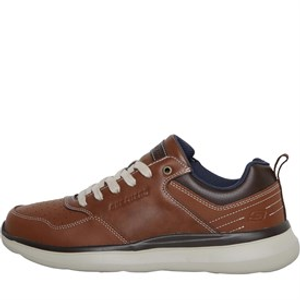 SKECHERS Mens Delso Planton Shoes Brown