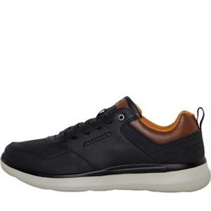 SKECHERS Mens Delson Planton Shoes Black