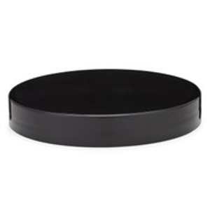 89-400 Black PP Smooth Caps - 3303C21BLK