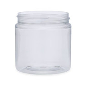 4 oz Clear PET Plastic Straight Sided Jars - SL134
