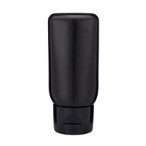 2 oz Black MDPE Plastic Tottle Tubes (Black Flip Top Cap) - 2122B06BLK