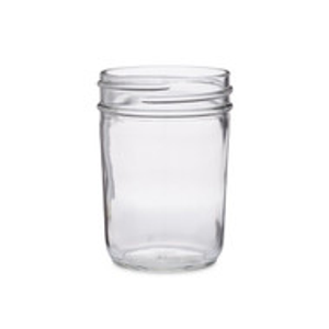 8 oz Clear Glass General Purpose Jars (Cap Not Included) - 4404B05-B
