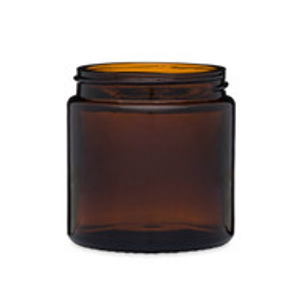 4 oz Amber Glass Straight Sided Jars - 5001B56-B