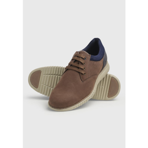 Spruce Chestnut Brown Nubuck Lightweight Casual Shoe