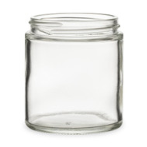 4 oz Clear Glass Straight Sided Squat Jars (Sample) - 5001B05-SAM