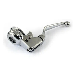 DOSS Handlebar Clutch Lever Assembly in Chrome Finish For 1996-2006 Softail, Dyna, 1996-2007 FLT, 1996-2003 XL Sportster Models (26-066)