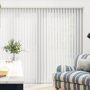 Roma, Peony White - Vertical Blind