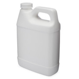 32 oz White HDPE Plastic F-Style Bottles - 31032