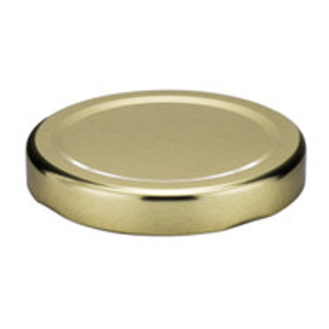 58 mm Gold Metal Lug Caps (Plastisol Liner) - X58-LUG