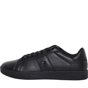 Original Penguin Mens Steadman Trainers All Black