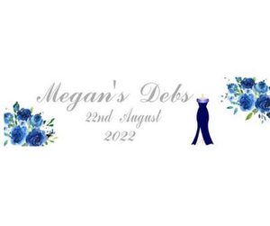 Personalised Blue Debs Banner