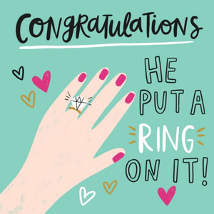 Lisa Barlow Love Engagement Card
