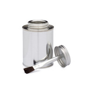 8 oz Steel Flat-Top Cans (Metal Delta Brush Cap) - 1906T09