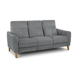 Dylan 3 Seater Electric Recliner Sofa in Amigo Granite Fabric