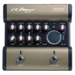 LR Baggs Venue DI Acoustic Guitar Preamp & DI w/ Tuner 5-Band EQ & Boost
