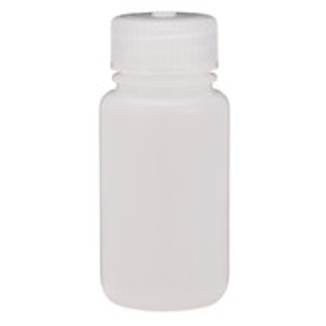 Thermo Scientific Nalgene 2 oz Natural HDPE Plastic Wide Mouth Leakproof Bottles - 312189-2