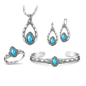 Genuine Turquoise Spirit Of The Southwest Jewelry Collection