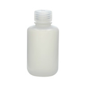 Thermo Scientific Nalgene 4 oz Natural HDPE Plastic Narrow Mouth Leakproof      Bottles - 312089-4