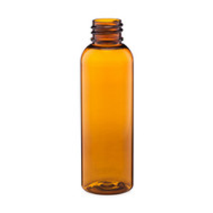 2 oz Amber PET Plastic Bullet Bottle (Cap Not Included) - YP-AB2