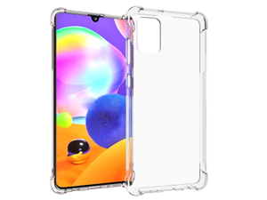 Gel Case with Bumper Edges for Samsung Galaxy A31 - Clear