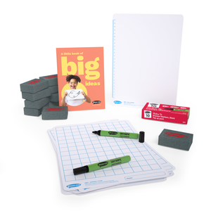 Show-me® Kit of 10 x A4 Gridded Whiteboards, with Pens and Erasers