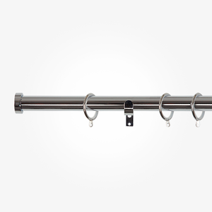 35mm Allure Classic Chrome Stud Curtain Pole