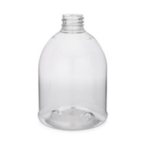 16 oz Clear PET Plastic Bell Bottles (Cap Not Included) - 33916-B