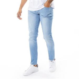 Avant Garde Mens Staple Skinny Stretch Jeans Light Blue
